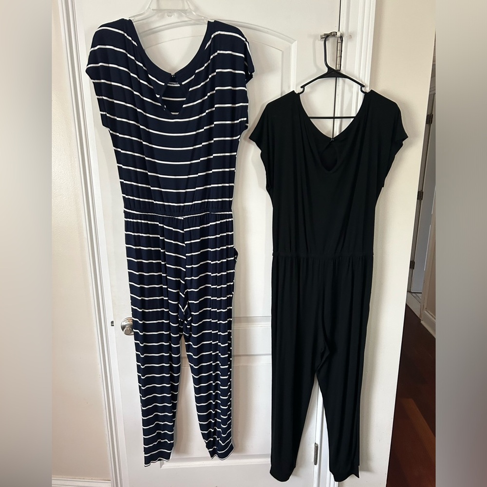 Two PrettyGarden all season rompers in like new condition!